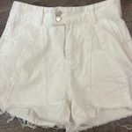Cloud Ten White Jean Shorts Photo 0