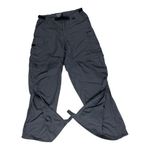 REI UPF 50+ Women Grey Convertible Cargo Pants Size 8 Belted Zipper Leg Outdoor Gray Photo 8