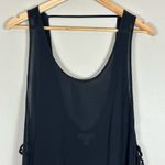 Chelsea28 Black Tayla Side Tie Cover-Up Mini Dress Photo 4