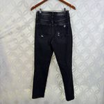 Vervet  Remi‎ High Rise Distressed Black Denim Skinny Stretch Jeans Size 25 Photo 5