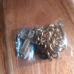 Cable Chain Cross Charm Ion Plated Yellow Gold Stainless Steel Bracelet (8 Inch) Photo 9