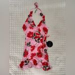 Wildfox  Boutique Floral Halter Backless Mini Dress Photo 3