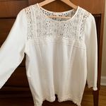 Anthropologie Anthro Erin + Ali Lace & Fringe Top Photo 0