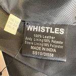 Whistles Leather Suede Zip Detail Dress Size 6 (US) Photo 9