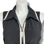 Chico's Zenergy by Womens Vest Shirt Collared Full Zip Buckle Hips Pockets Size 2 Photo 1