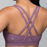 Lululemon  Purple Fog Energy Bra Size 2 Photo 5