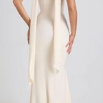 Oh Polly Imogene Strapless Gown In Ivory Photo 2