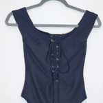 Blue Life  Swim Black off the Shoulder Swimsuit NWOT Size Medium Black One-Piece Photo 3