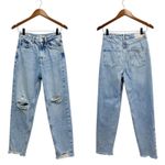 ZARA  Ripped Mom Fit Jeans High Rise Ankle Length size 2 Photo 1
