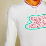 Women’s Designer Stylet Graphic Design Dress Size M Photo 3