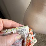 Umgee  Floral Smocked Midi Dress - Cream and Red large Photo 8