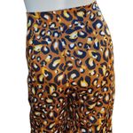 EXPRESS X LadyGang High Waisted Leopard Satin Wide Leg Pant Womens 4 Polyester Photo 2