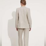 & Other Stories & OTHER STORIES Tailored Linen‎ Blazer Relaxed Double Breasted Size 36 NWT Photo 2