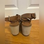 Timberland NEW BROWN LEATHER COMFORT WEDGE PLATFORM SANDALS SIZE 7 Photo 7