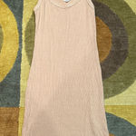LNA Tan Beige Ribbed Stretchy Sleeveless Tank Dress Women’s Size XS Photo 0