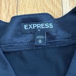 EXPRESS NWOT Woman’s Black Satin Bomber Jacket Size Medium Photo 1