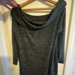 dark gray sweater. Torrid Size 00. Perfect for fall. Soft. Cozy. Photo 3