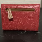 Mountain Stone Red Leather Beautiful Flower Design Brown Photo 1