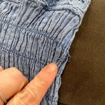 Cotton Collection Beaded Halter Blue Crotchet Detailing Mini Dress Sz M Size M Photo 6