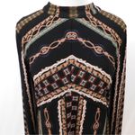 Free People  Stella Graphic Long Sleeve Mini Dress size medium NWOT Photo 3