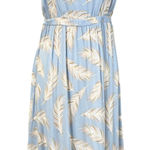 Torrid  Challis Shirred Dress Womens‎ Medium Cottagecore Beachy Feminine Flirty Photo 0