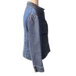 Tribal Blue Jean Jacket Classic Stretch Denim Classic Fit. Size 12 Photo 3