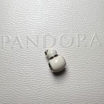 Pandora  Happy Snowman Charm Christmas S925ALE White/Red Enamel Photo 2