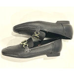 Unisa  black womens textured flats loafers size 6M new without tags box Photo 5