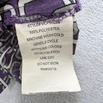 Notations Y2K Ruffle Blouse Small Sheer Chain Print Mesh Top Retro Glam Vibes Photo 4