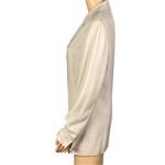 Valerie Stevens 100% Pure Silk, beige blazer with pockets. Size 8. EUC Photo 4