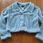 Kendall + Kylie Cropped Faux Fur Jacket Size Large C25 Photo 5