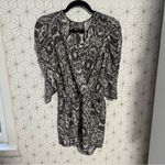 Amanda Uprichard  Annika Snake Print Romper Photo 1
