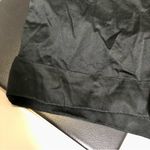 ZARA Black Chino Shorts Rolled Hem Flat Front Back Pockets Casual Classic size L Photo 4