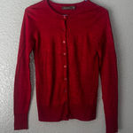 The Limited  Women’s Cardigan Red Button Up Soft Size Large Photo 0