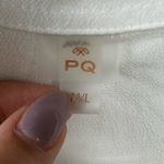 PQ Swim Water Lily Millie Tie Cover Up in White Size Medium/Large Gently Used Photo 3