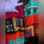 Vintage 90s Allure Womens Jacket Multi Patchwork Hippie Art To Wear Knit XL Photo 4