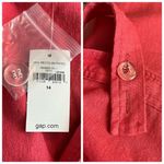 Gap Women's Romper Pink Adjustable Straps Linen Blend Salmon Pink New Size 14 Photo 10