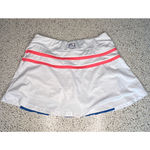 FILA  Pickleball/Tennis 13” Sz Med Skort - White/Coral/Blue Photo 2