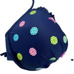 Victoria's Secret Victoria’s Secret Blue Underwire Push Up Sequin Polka Dot Bikini Top Bathing Photo 8