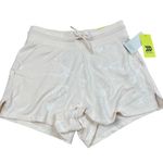 All In Motion  Women's Ivory French Terry Mid-Rise Shorts - Size XS - NWT Photo 0