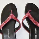 Hillard & Hanson PINK SEQUIN FLIP FLOPS, THONGS, SANDALS, SIZE 9 M Photo 7