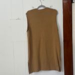 WHITE STAG Camel Brown V Neck Button Front Sleeveless Long Vest Sweater 18W 20W Size undefined Photo 3