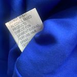 Mac Duggal  Rhinestone-Strap Satin Mini Dress Indigo Photo 16