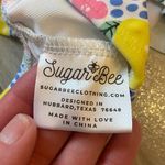 NWT Sugar Bee Colorful Lemon Floral Print Flutter 2 Photo 5