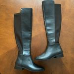 Michael Kors  bromley boots Over The Knee Black Vegan Leather Size 5.5 NWOB Photo 0