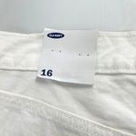 Old Navy  Womens Hot Dad Short Size 16 Calla Lily White Denim Coastal Core Summer Photo 4