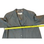 Max Mara Blazer Jacket Women Sz 4 Gray Made in Italy Wool Blend Classic Vintage Photo 4
