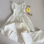 ZARA  white midi dress  Photo 1