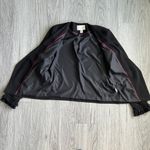 Adrienne Vittadini  Black Blazer With‎ Ruffle Sleeves Size S Photo 6