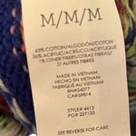 CAbi  Sweater Womens Size M Multicolor Fair Isle Knit Crew Neck Bohemian Festive Photo 4